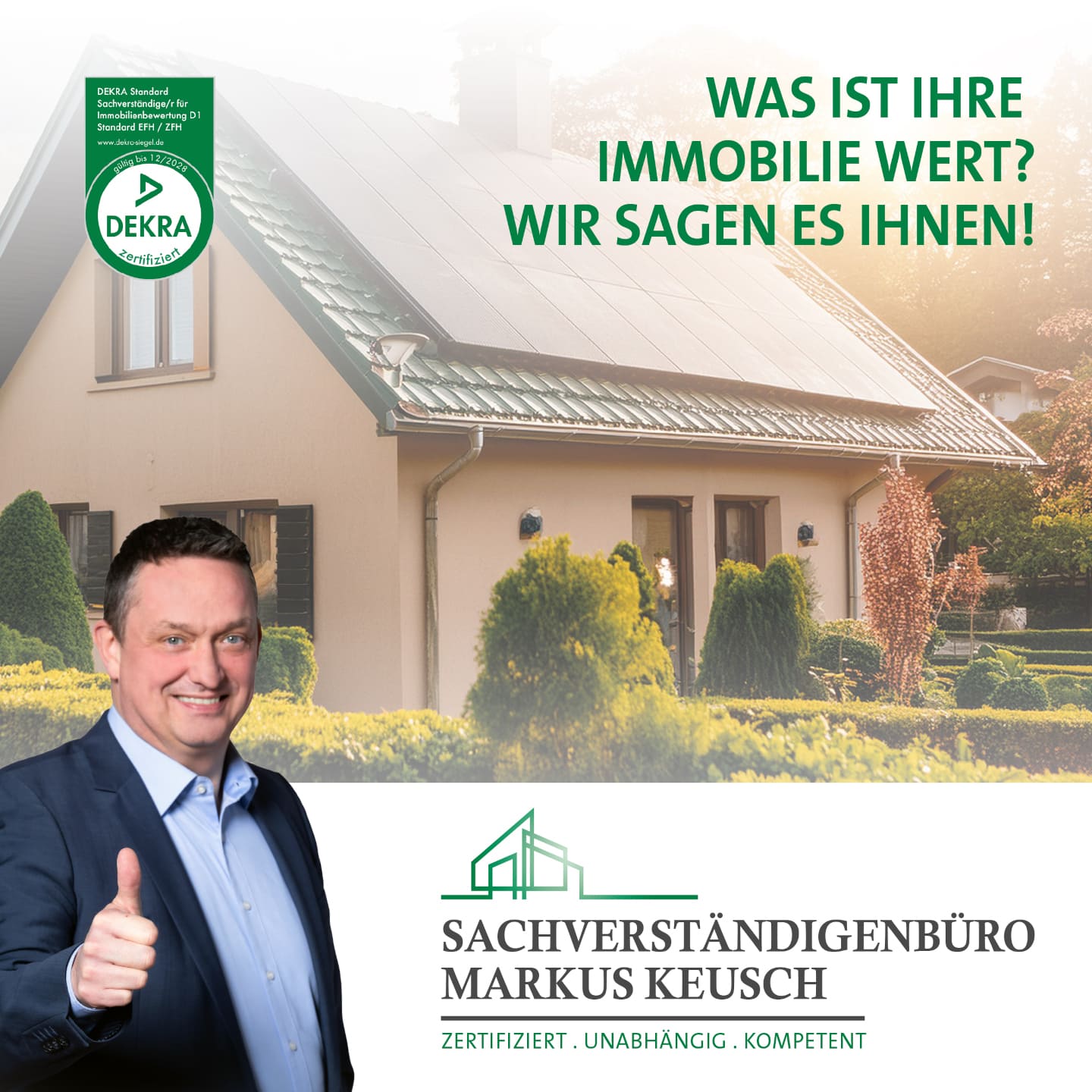 Was ist Ihre Immobilie Wert? Wir sagen es Ihnen!